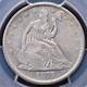 1875 S Seated Liberty Half Dollar Pcgs About Uncirculated 50 All White With A