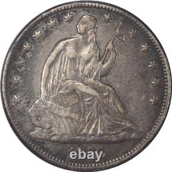 1876-CC Liberty Seated Half Dollar 50c Circulated Choice EF Nice and Original