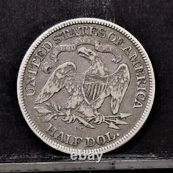 1876-CC Liberty Seated Half Dollar XF Details (#40923)
