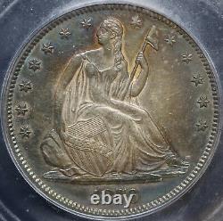 1876-CC Seated Liberty Half Dollar 50c ICG MS 60 Details Toned