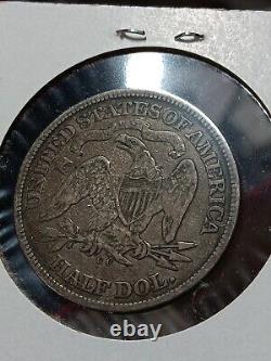 1876-CC Seated Liberty Half Dollar Coin