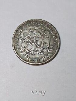 1876 P Seated Liberty Silver Half Dollar A Centennial Coin Looks Xf, Low Mintage