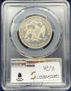 1876 Seated Liberty Proof Half Dollar 50c PCGS PR63CAM 1150 Mintage Strong Cameo