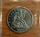 1876 Seated Liberty Half Dollar. Near Mint. About Uncirculated