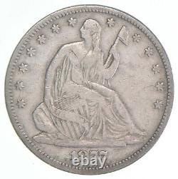 1877-CC Seated Liberty Half Dollar 1535