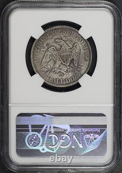 1877-CC Seated Liberty Half Dollar NGC VF Details Cleaned
