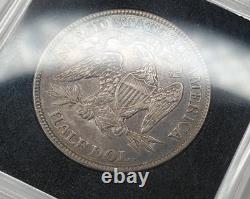 1877 Liberty Seated Half Dollar AU Toned