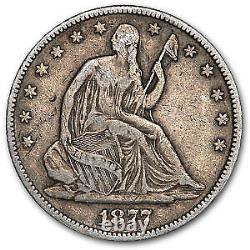 1877 Liberty Seated Half Dollar Fine SKU#39269