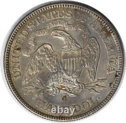1877-S Liberty Seated Half Dollar AU Slider Uncertified #933