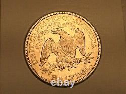 1877-S Liberty Seated Half in almost uncirculated