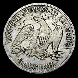 1877 Seated Liberty Half Dollar Silver - Nice Condition Type Coin - #XD414