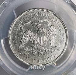 1877-s Seated Liberty Half Dollar Pcgs Xf Detail (h24)