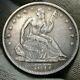 1877s Seated Liberty Half Dollar 50c Nice Coin, Free Shipping (745)