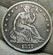 1877s Seated Liberty Half Dollar 50c Nice Coin, Free Shipping (762)