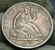 1877s Seated Liberty Half Dollar 50c Nice Coin, Free Shipping (845)