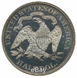 1878 50C Half Dollar Liberty Seated, Motto PCGS PR63CAM