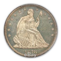 1878 50C Liberty Seated Half Dollar PCGS PR63+CAM