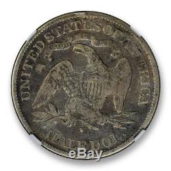 1878 S Seated Liberty Half Dollar NGC VG 8 Very Good King of the Series