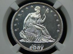 1880 50C Proof Seated Liberty Half Dollar PF-63 NGC, Looks Absolutely Cameo! WOW