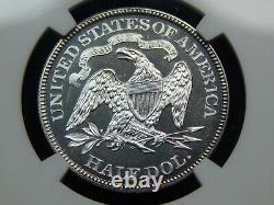1880 50C Proof Seated Liberty Half Dollar PF-63 NGC, Looks Absolutely Cameo! WOW