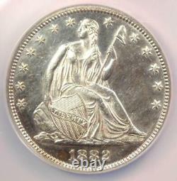 1882 Seated Liberty Half Dollar 50C Coin Certified NGC AU Details Rare Date