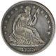 1883 Liberty Seated Silver Half Dollar Ef Uncertified #307