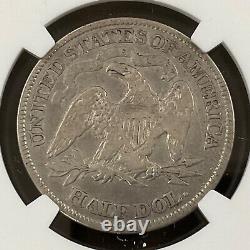 1891 50¢ Seated Half Dollar NGC VF DETAILS, CLEANED
