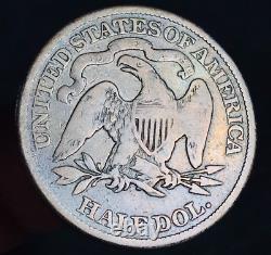 1891 Seated Liberty Half Dollar 50C Ungraded KEY 90% Silver US Coin CC15094
