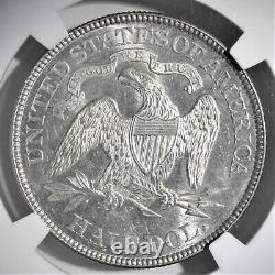 1891 Seated Liberty Half Dollar NGC MS61 s-0155