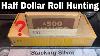 Half Dollar Coin Roll Hunting Searching For Silver Half Dollars