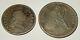 Rare 1795 Flowing Hair Half & 1842 Seated Liberty Silver One Dollar Coins