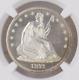 Rare 1871 Seated Liberty Half Dollar Ngc Pr62 Only 960 Minted