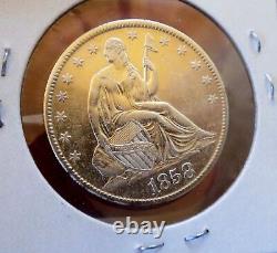 Seated Liberty Half 1858 O CH UNC PL Ultra rare Frosty Luster DMPL Rev WOW COIN