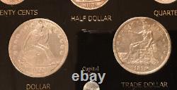 Seated Liberty Type Set Includes Carson City Half Dollar