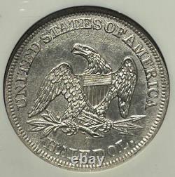 Ss Republic, U. S. Issue 1860 O Shipwreck Effect (b)unc Liberty Seated Half Dol