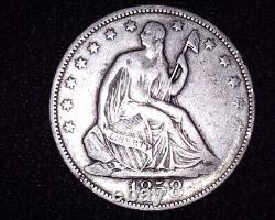 Very Nice 1858 P Seated Liberty Half Dollar Nice Details V-1 Resumed # H060