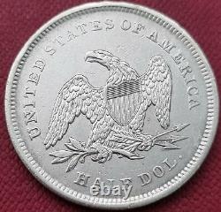 1839 Demi-dollar assis Liberté 50c Haut Grade AU UNC #29263