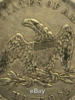 1839 Demi-liberté Assis Dollar, Draperie, High Grade Coin