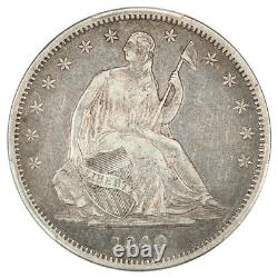 1840 50c Pcgs Vf35 (small Letters) Émission Scarce Liberty Assised Half Dollar