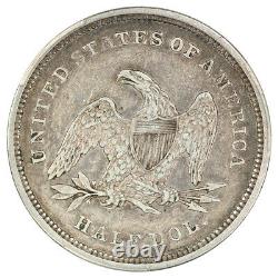 1840 50c Pcgs Vf35 (small Letters) Émission Scarce Liberty Assised Half Dollar