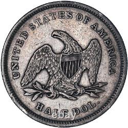 1840 (P) Demi-dollar assis de la Liberté en argent à 90% - Très Beau XF - Voir les photos X153
