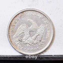 1840-o Liberty Assise Demi-dollars Détails Xf (#43567)