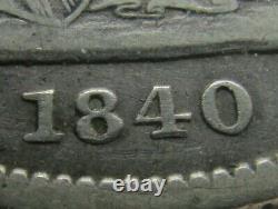 1840 (o) Rev De 38' Wb-4, Rpd Seated Liberty 50c Pcgs Vf20 Rare Variété