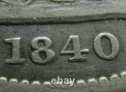1840 (o) Rev De 38' Wb-4, Rpd Seated Liberty 50c Pcgs Vf20 Rare Variété