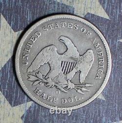 1840-o Seated Liberty Argent Demi-dollar Pièce Collector Livraison Gratuite