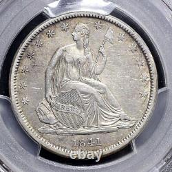 1841 Liberté Assis Half Dollar Pcgs Xf40 (# 30774)
