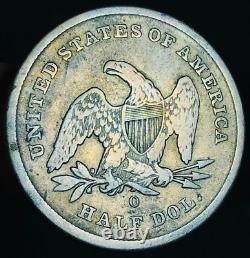 1841 O Demi-dollar à la Liberté assise 50C non classé 90% Argent Pièce de monnaie des États-Unis CC20178