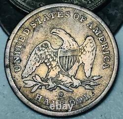 1841 O Demi-dollar assis de liberté 50C non classé 90% Argent US Coin CC20178