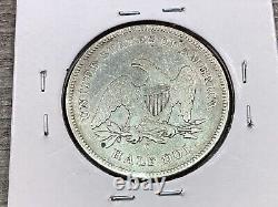1842-0 Demi-dollar assis Seated Liberty avec petite date et lettres-030724-0021