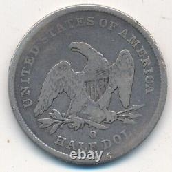 1842-o Seated Liberty Argent Demi-dollar Petite Date Rév. De 1839-très Scarce